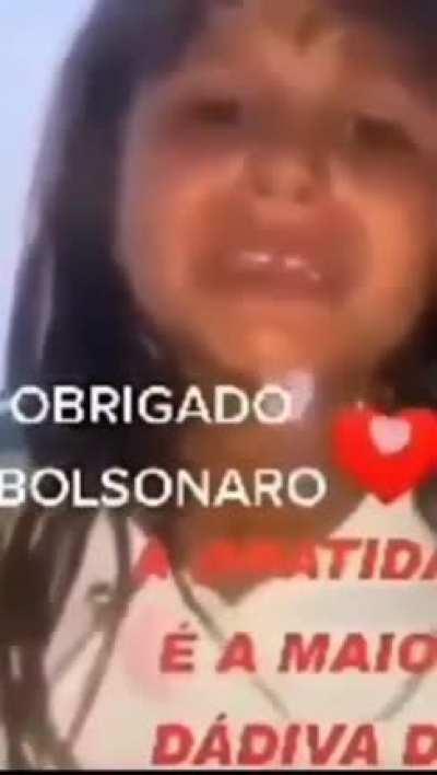 Obrigado bolzonaru 😭😭😭