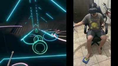 Beat Smith - Rhythm Drum game for Oculus Quest, with digital drum pedal!!