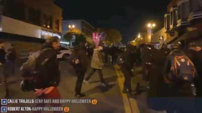 Antifa play kick the can.