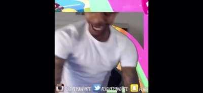 When you bout to bust but the cameras pan to the guy