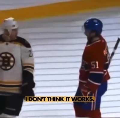 Shawn Thornton chirps are something else 🤣