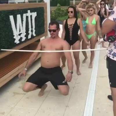 HMC while I limbo dance in a swimsuit