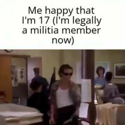 Looks like Iâm necessary to the security of a free state now