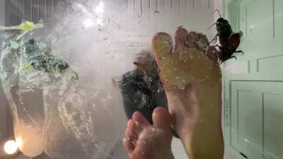 A compilation I made from sample videos of Scarlet from Dream Crush. You usually don't get much watching a single sample but if you download several and put a few of them together, you can make a fairly good video. All barefoot as that's just the way I ro