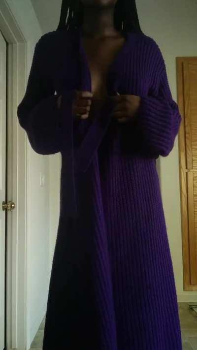 Would you fuck me after seeing what's under my robe? [F19]