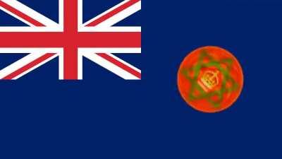 World Flag Animation but every country is occupied by the British