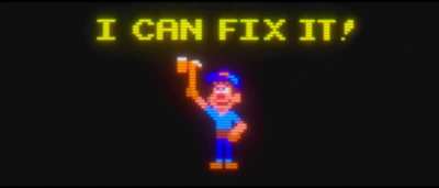 Wreck-It Ralph styled splash video