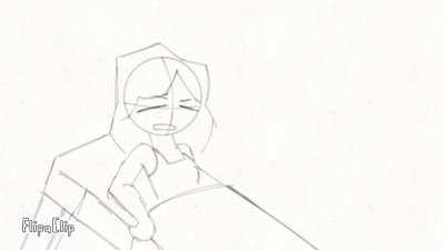 Open the blinds and see some stars (miitopia animation)