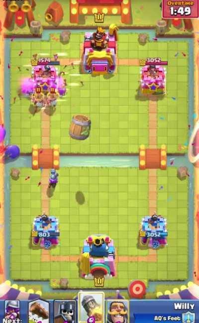 I then proceeded to win the match