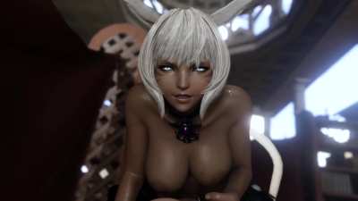 Cat-a-tonic, with Yshtola (Lazy Procrastinator/Dark Dreams) [Final Fantasy]