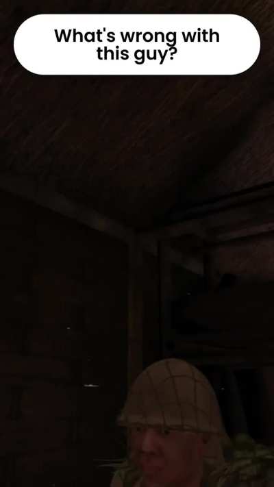 Did the Japanese soldier ricochet himself? [RS]