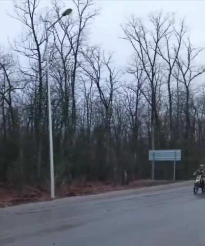 RU POV - A Russian Assault Group Consisting of Bikes and Heavily Modified Trucks 