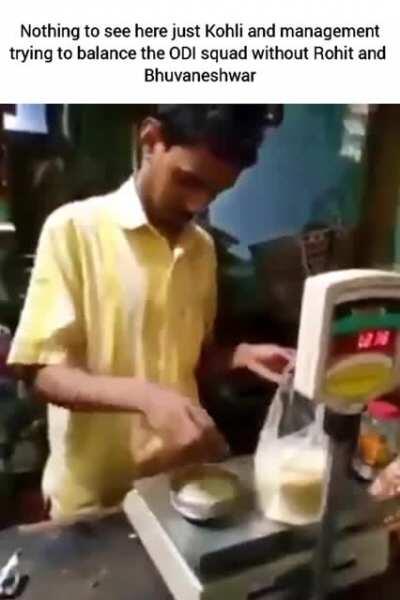 Same for the test series without Koach, Ishant and Bhuvaneshwar 😔