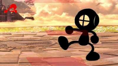 mr. game & watch unused victory screen (OC)