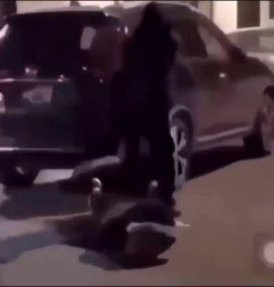 Bro had to charge up his punch