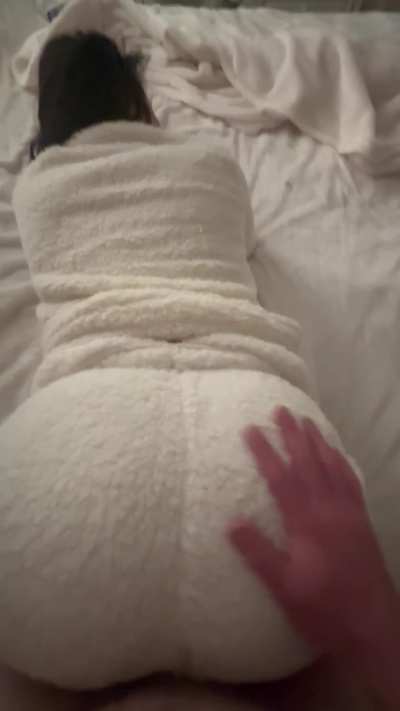 I love getting fucked in fuzzy pajamas