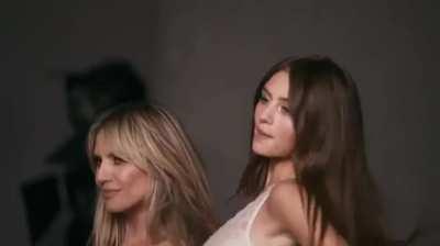Leni und Heidi beim intimissimi shooting