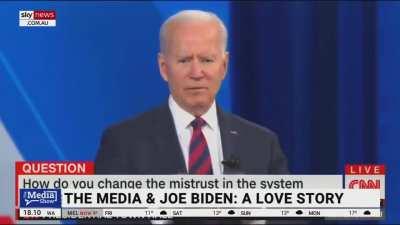 Joe Biden can't believe CNN News Anchor took the Vaccine - I mean, you seem F...no, it works!