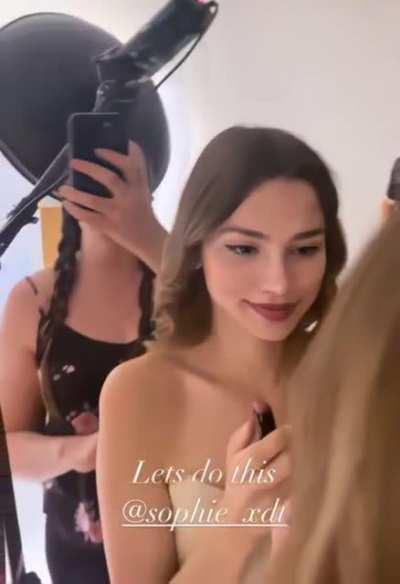 Sophie in slow-motion