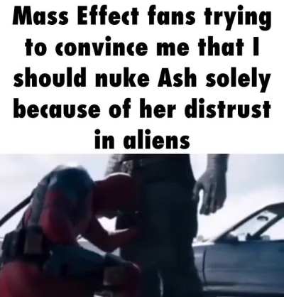 Yeah no, Sorry Kaidan