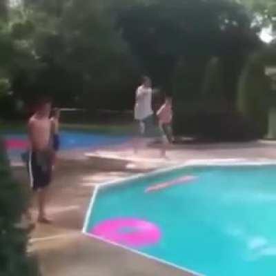 A fun pool party