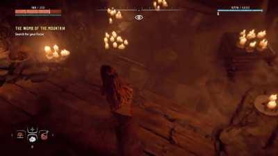 2 Issues here - 1, where is Aloy's body, it was there before, 2 how do I fix screen tearing? Vsync is on in Nvidia control panel and it hasn't helped