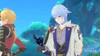 The Kamisato visiting Sumeru