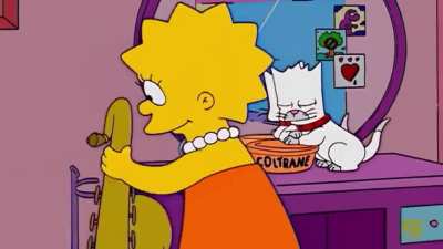 “Lisa, a kitty needs a proper name. Like ‘Whiskers’ or ‘Paws Scaggs’”