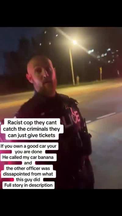 Brampton international student gets arrested for speeding and stunt driving, then films the officer to harass him and labels him a racist while mocking his income and lecturing him on his rights.