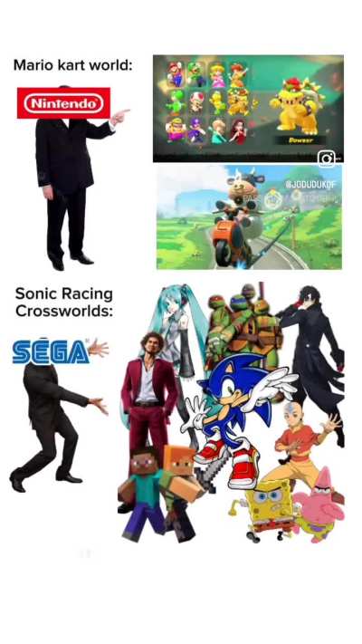 Mario Kart World & Sonic Crossworlds Racing