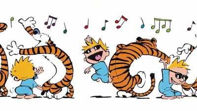 I (minimally) animated a Calvin and Hobbes comic, and added some music.