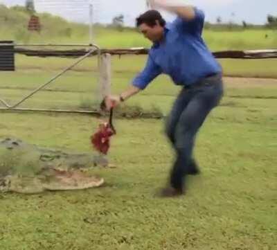 Whatever he is doing