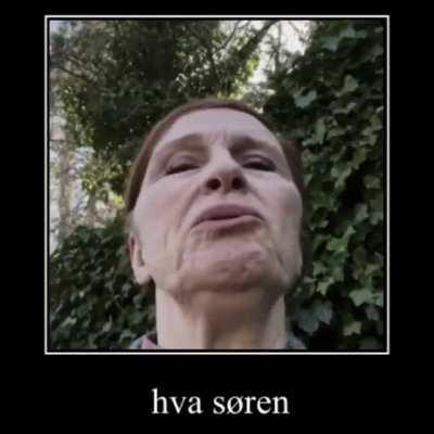 undskyld mig men a hva for noet