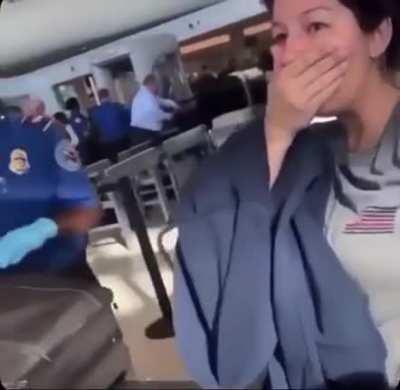TSA agent was in for a surprise