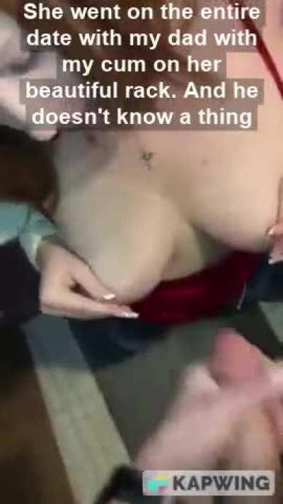 Mom blows son before anniversary date