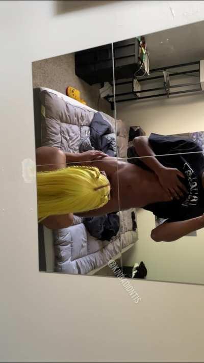 Look at how fat her ass is