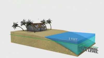 What is a storm surge?