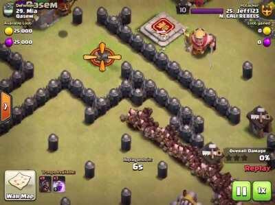 [Humor] A th8 in my clan just did this perfect attack