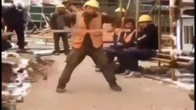 Chad shows his amazing dance moves to you