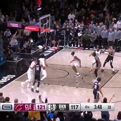 Egor Demin hits a clutch 3 to make it a one point game