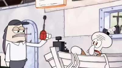 squiddy boy needs a new hole