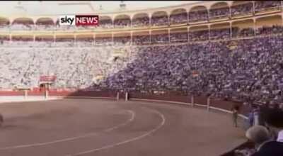 Mess with the bull you get the...