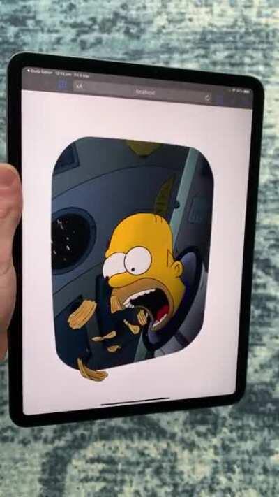 Deep space homer parallax!