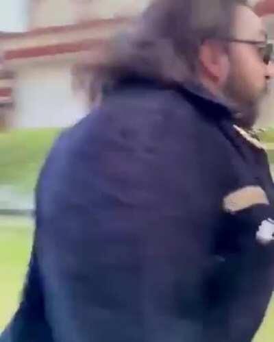 Imagine this tank of a unit running after you.