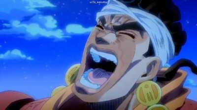 Polnareff reminiscing