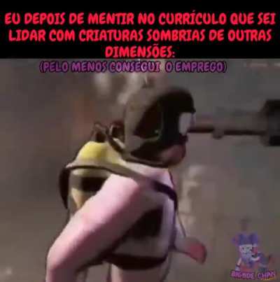 o importante é conseguir o emprego