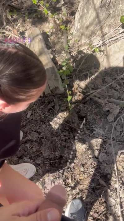 Staying hydrated on my trail run