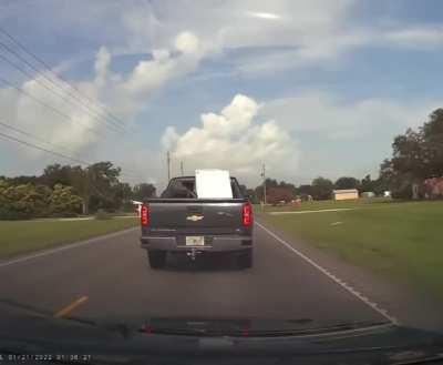 To brake check. Well, if it isn't the consequence of my own action