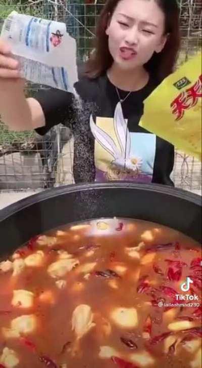 Курочка в собственном соку