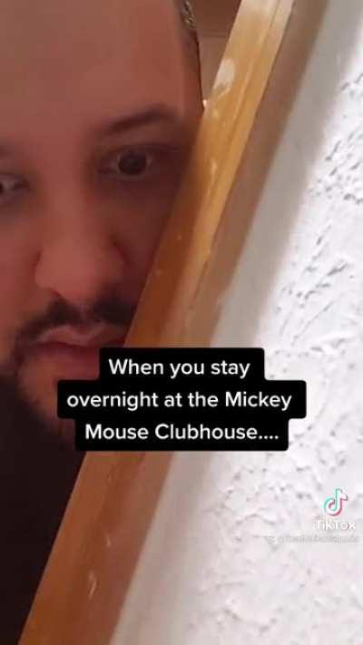 Rolling up on a domestic at Disney like